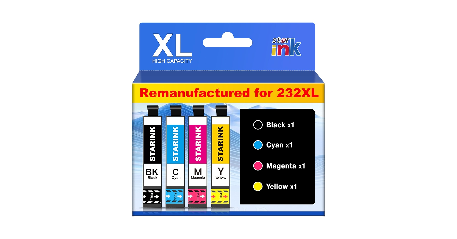Amazon.com: Remanufactured for 232XL Ink Cartridges Combo