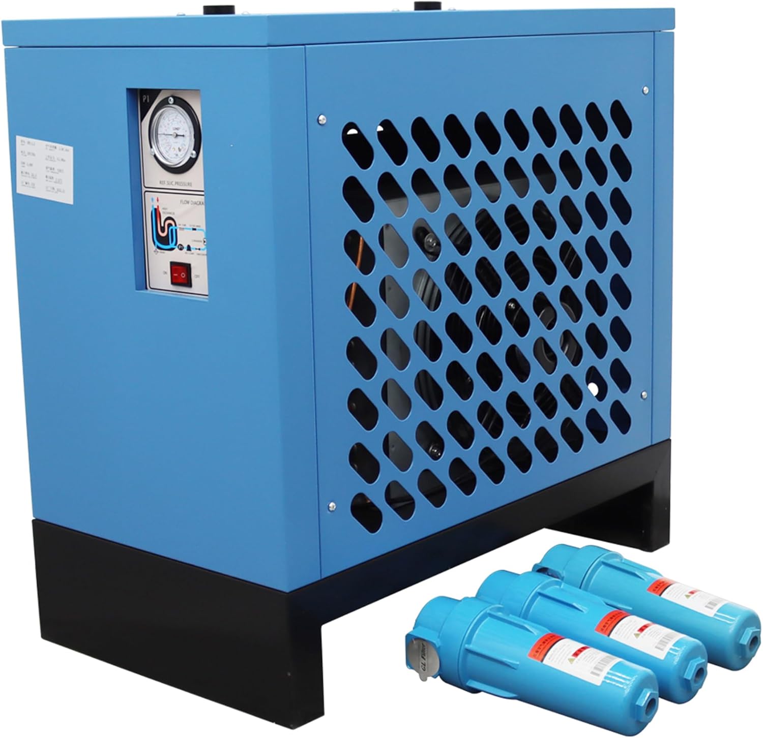 20C Refrigerating Dryer Air Compressor Refrigerated Air Drying System 2.5m³/min Air Capacity 20HP Air Compressors 110V