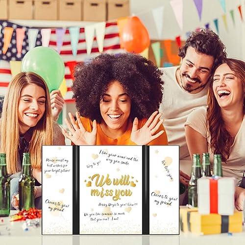 Miniatura 4 de Farewell Guest Book, Farewell Party Decoration Signature Book, Beautiful Farewell Gifts for Coworkers or Friends, We Will Miss You Party