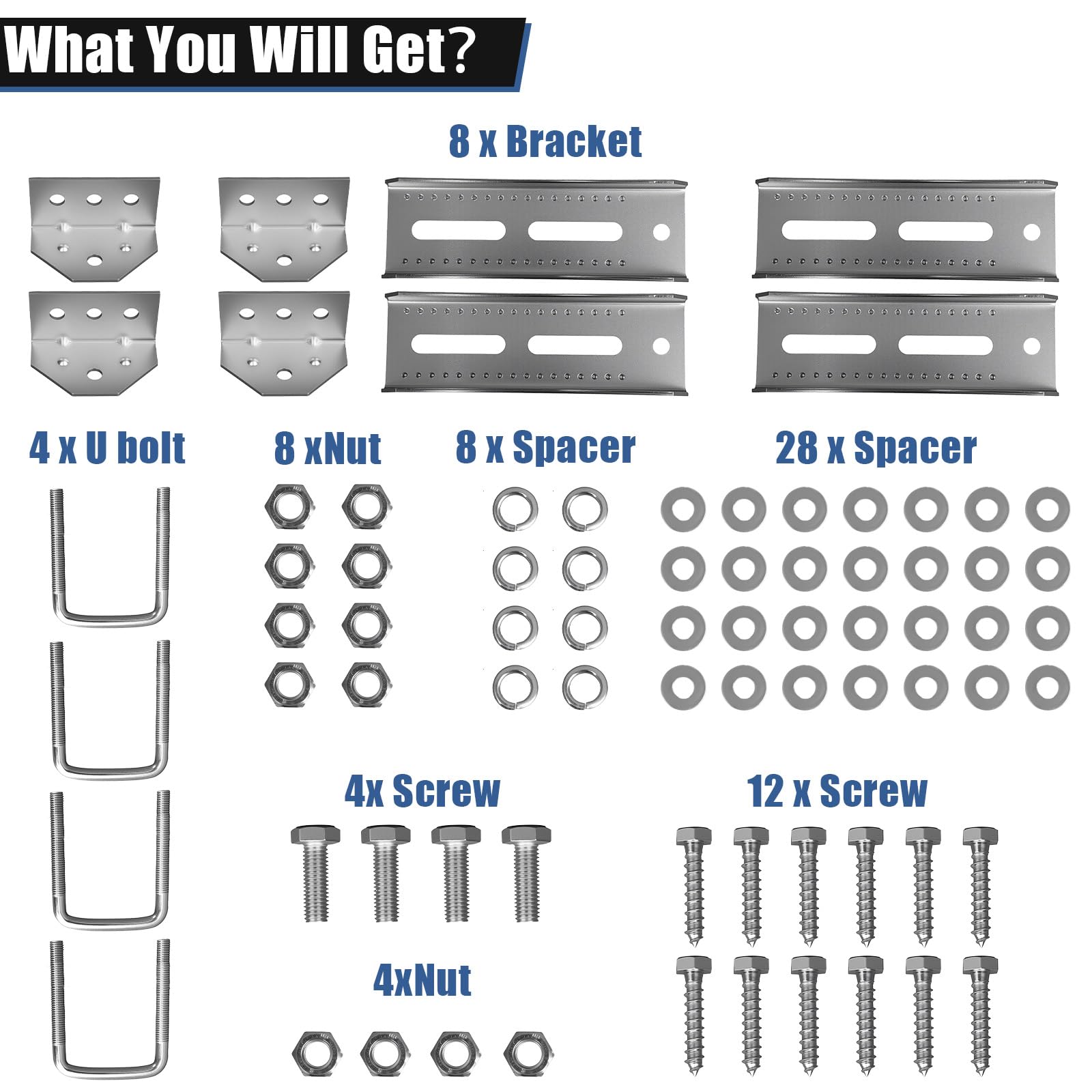 Swivel Top Bunk Bracket Kit Heavy Duty Swivel Bunk Bracket Kit For Boat ...