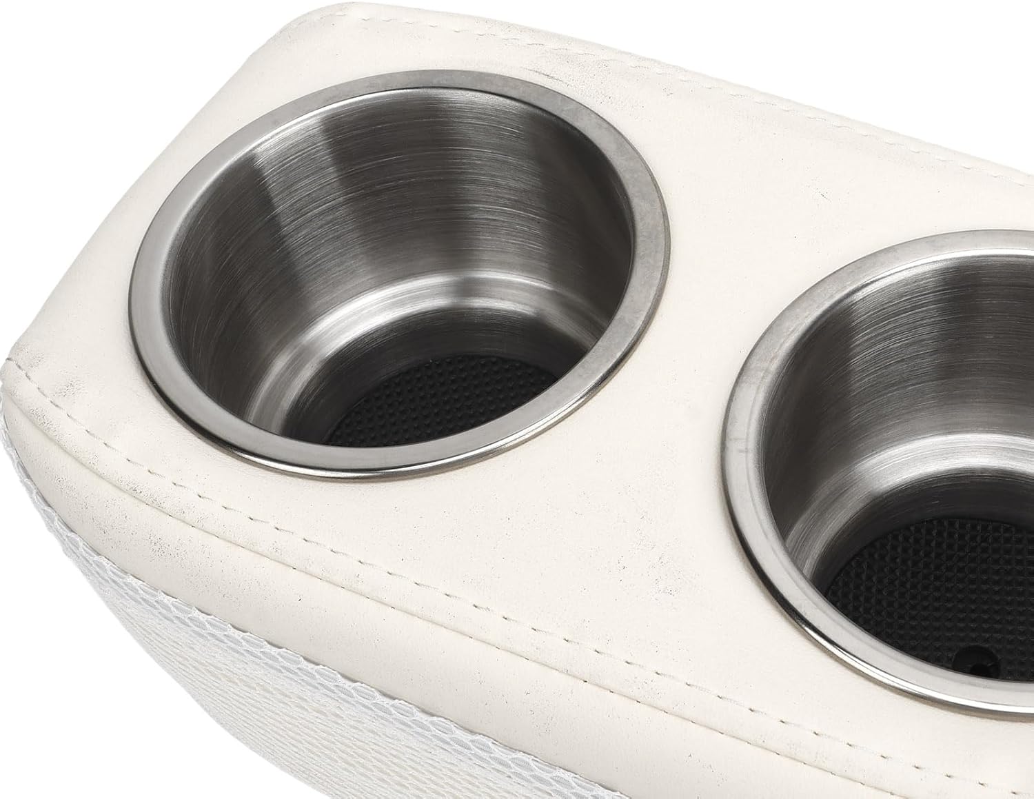 KUIDAMOS Boat Cup Holders, Secure Slide Resistant Sturdy Portable Pontoon Double Drink Holder Waterproof for RV Yachet Boat Car