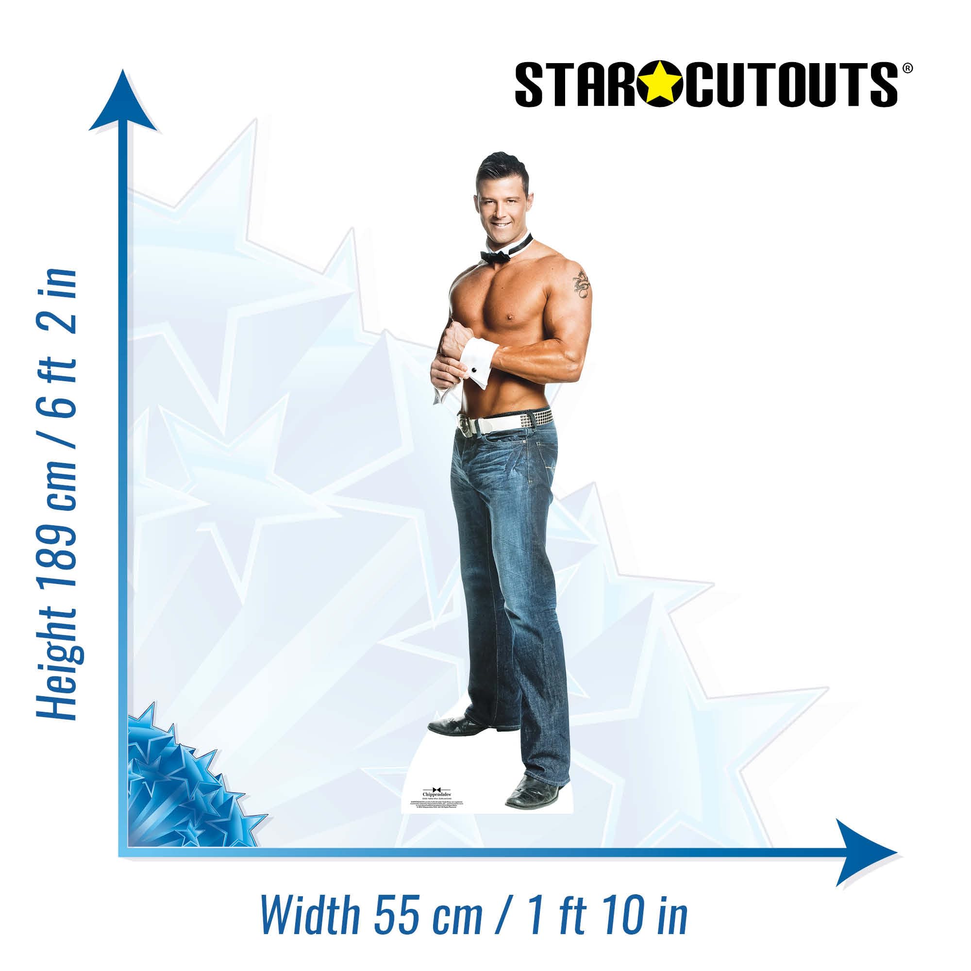 Star Cutouts Pappaufsteller von Nathan Chippendale