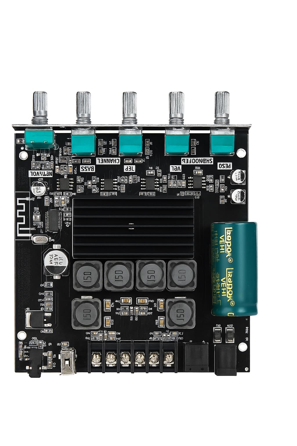 Generic ZK TB212.1 2.1 Channel Amplifier Board 2x50W+100W Bluetooth - Image 1