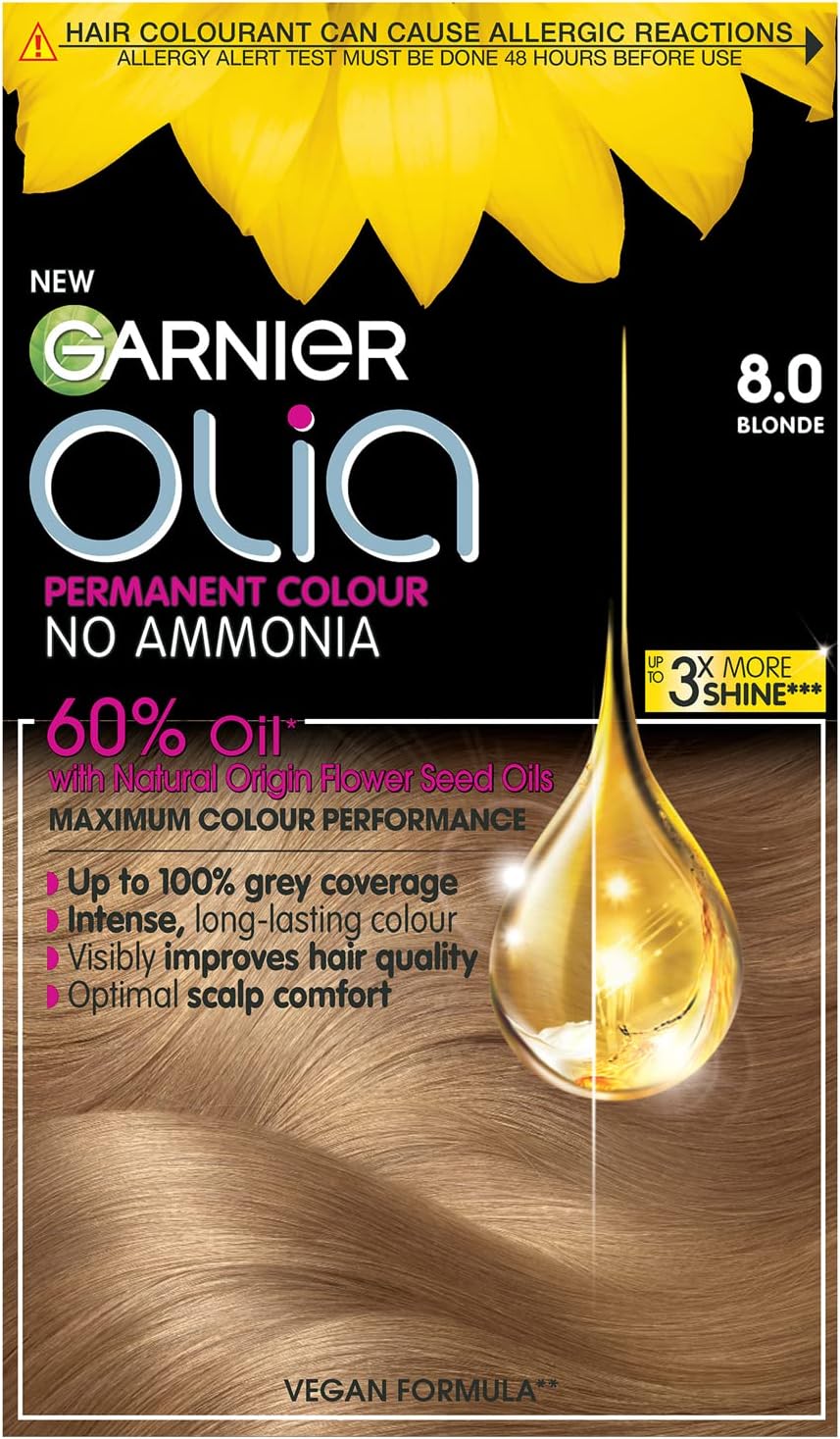 Garnier Olia Permanent Hair Color - Blonde 8.0