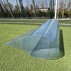 DRemdo Polycarbonate Roofing Sheets,1.7mm Outdoor Waterproof Transparent Plastic