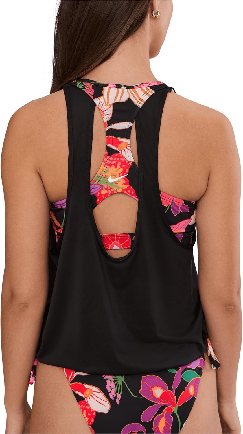 Nike Women's Hot House Floral Layered Tankini