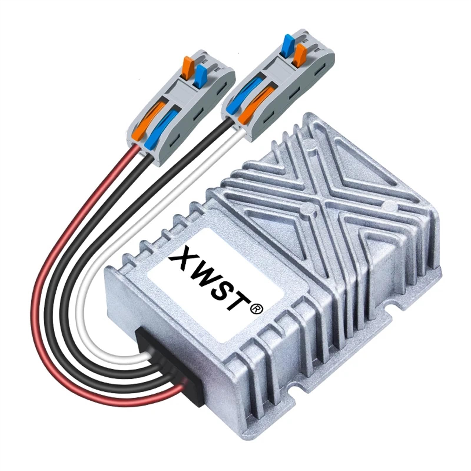 Przetwornica mocy DC 24 V na 12 V 1A do 35 A Step Down 24V na 12 V DC przetwornik napięcia z regulatorem buck(5A Aluminum)