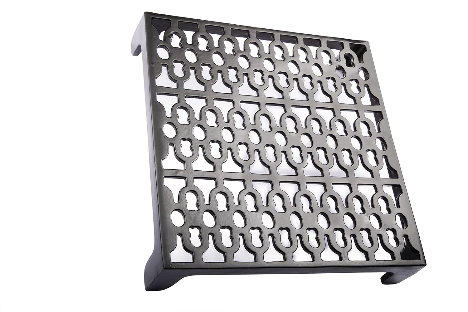 Brass & Metal Black B&M - Cast Iron Antique Air Brick/Vent 9X9 Inches Home Decoration Grill/Vent
