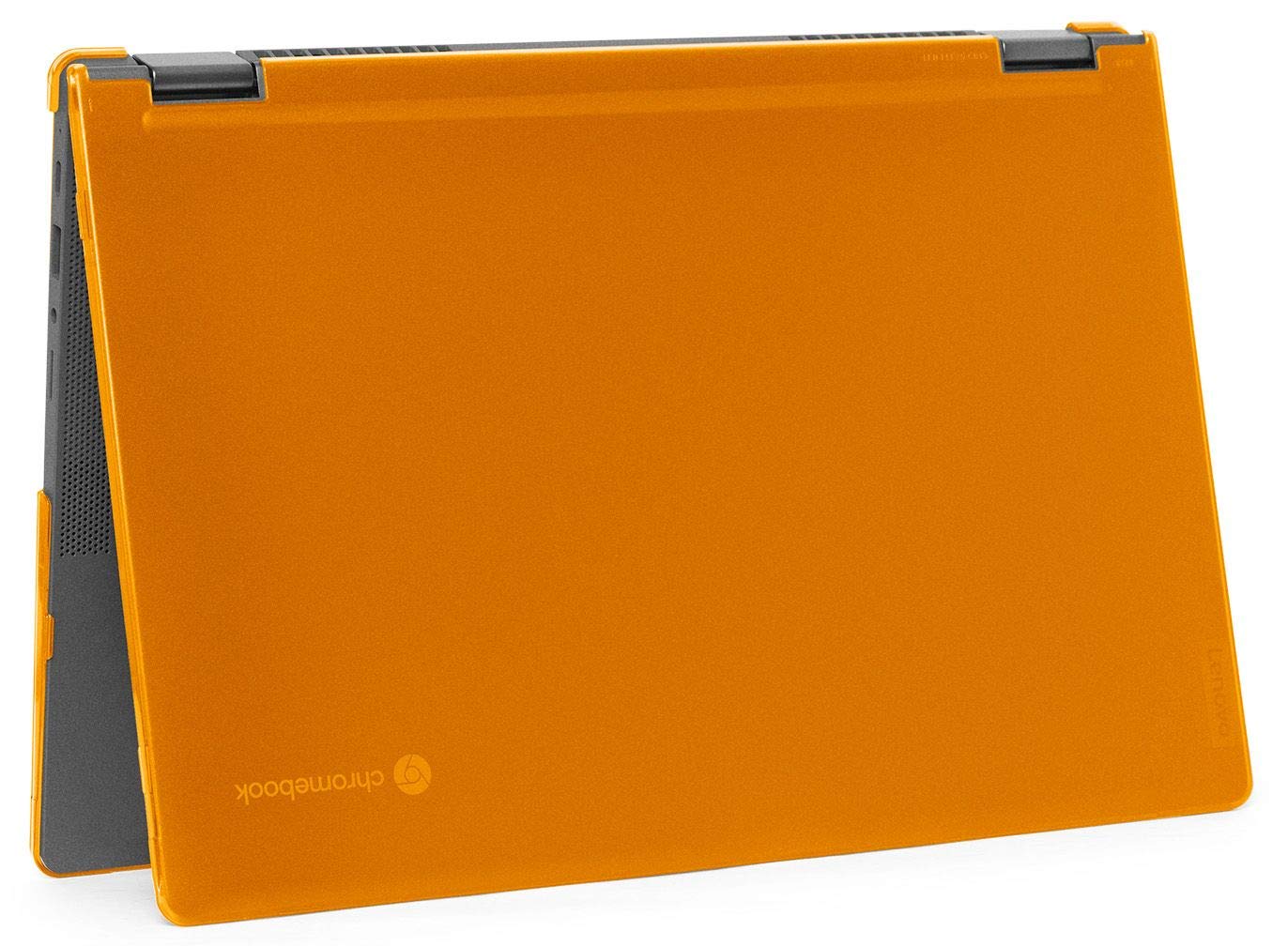 mCover Case Compatible for 2020~2022 13.3" Lenovo IdeaPad Flex 5 (13") 13IML05 / Flex 5i 13ITL6 2 in 1 Chromebook Laptop ONLY (NOT Fitting Any Other Lenovo Models) - Orange