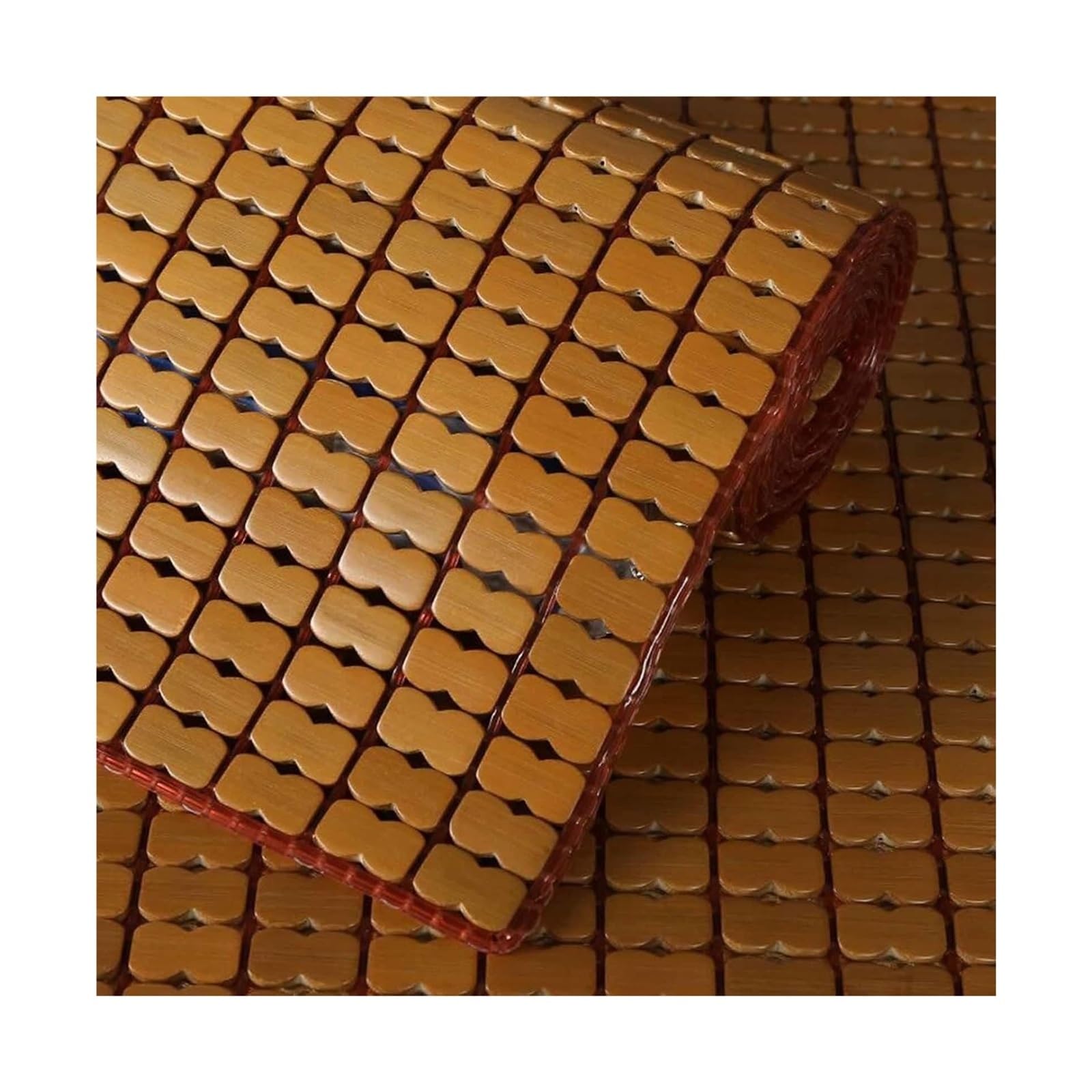 QCKNKMGG Cooling Bamboo Sofa Mat, Cooling Summer Bamboo Mahjong Mat, Foldable, Insulated, Multiple Sizes(200x200cm/79x79in)