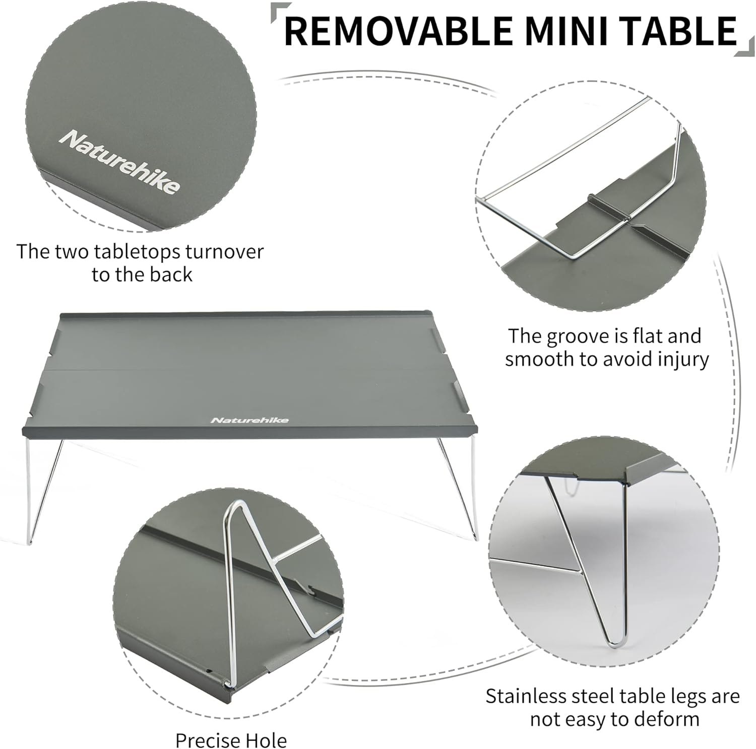 Klapplaud, ultrakerge, kämping, 35x25x10cm, hall