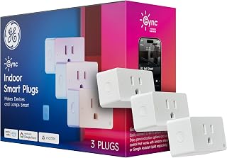 Cync Indoor Smart Plugs (3-Pack) - WiFi Matter-Compatible Voice Control Outlets for Alexa, Google Home, SmartThings & Apple Home