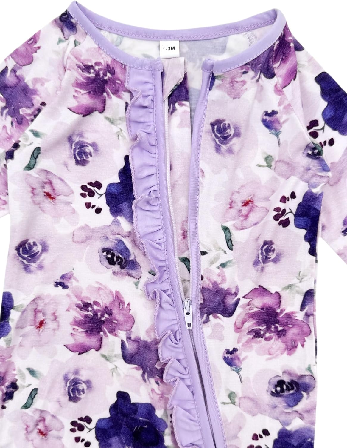 Bow Dream Baby Girl Clothing Footies Bamboo Rayon Baby Girl Clothes Baby Romper Jumpsuit Newborn-24 Months - Image 3