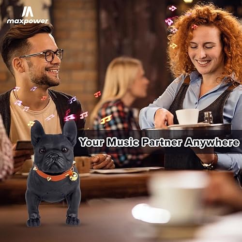 Miniatura 6 de Max Power Altavoz estilo Bulldog  Sistema de altavoces Bluetooth MD568  Altavoz Bulldog con batería recargable  Altavoz Bluetooth con radio FM en