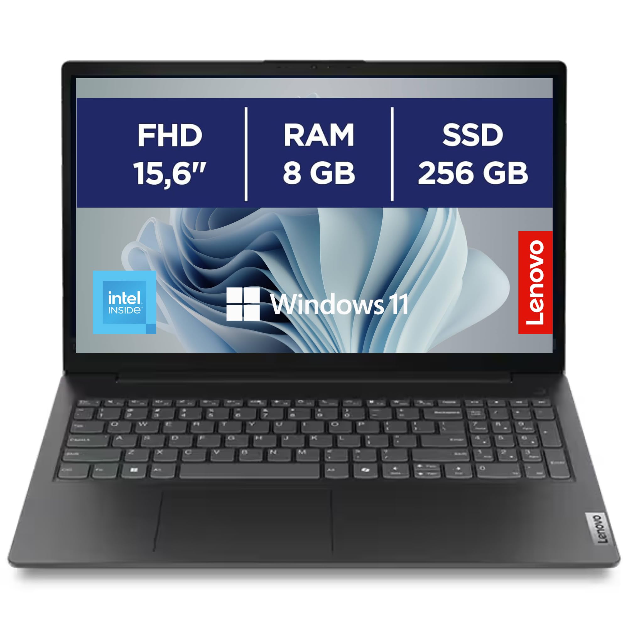 Lenovo - Notebook PC Intel N100 4 Core up to 3.4Ghz - Display 15.6