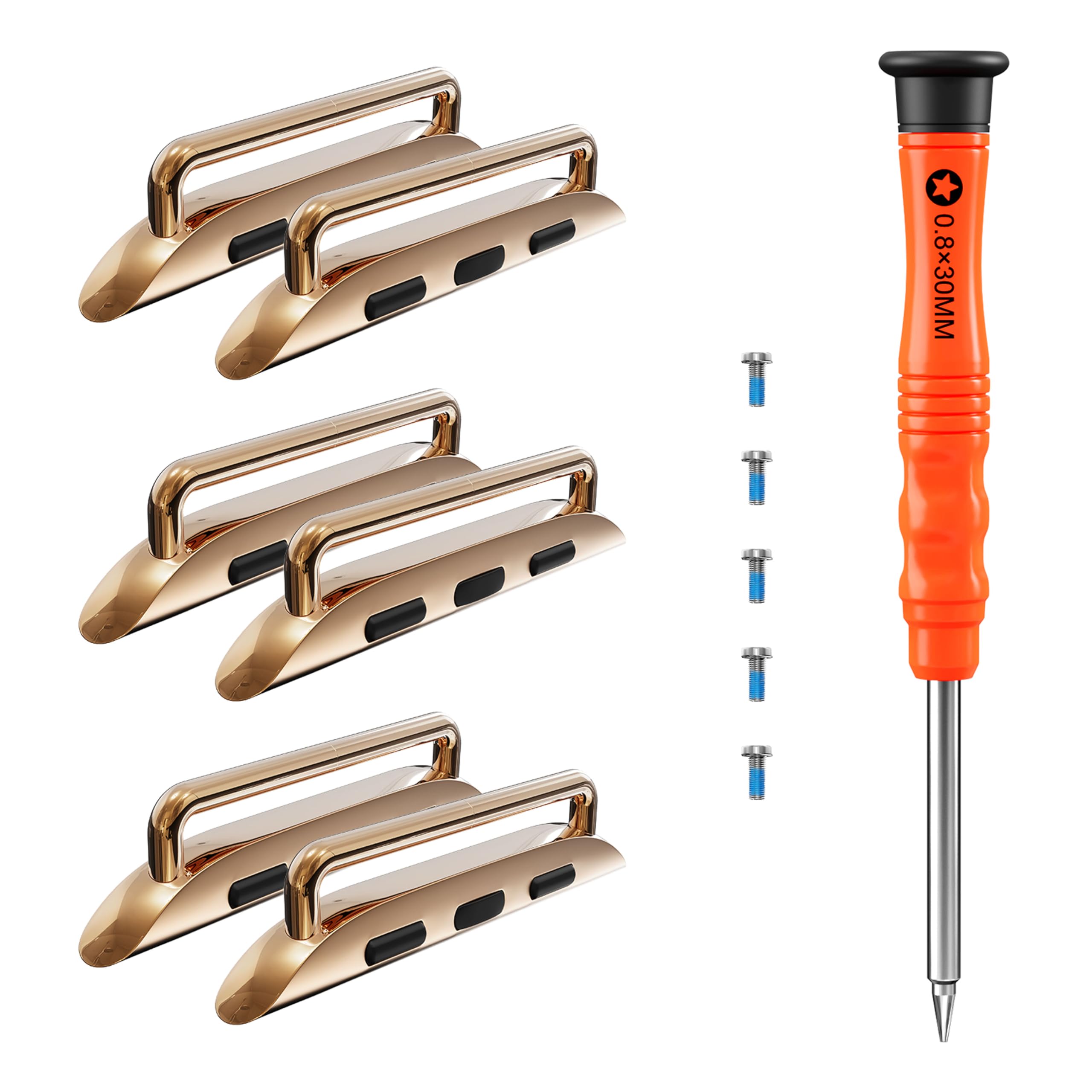 Hapysen Watch Band Connectors for Apple Watch Band Adapter, Replacement Link Attachment for iWatch Ultra (49mm) Series 10 (46 42mm) 9 8 7 (45 41mm) 6