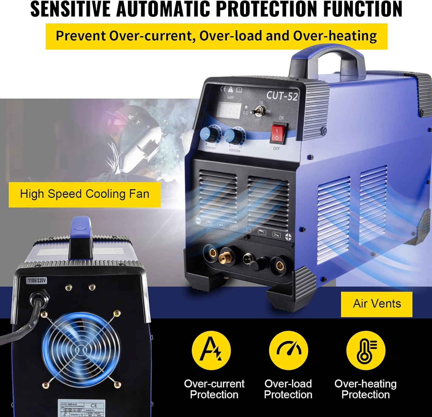 Hоt Dеаlѕ Mophorn TIG/MMA Plasma Cutter CT520D 3 in 1 Combo Welding Machine Tig Welder 200A Arc Welder 200A Plasma Cutter 50A Non-Touch Pilot Arc Plasma Cutting Machine Dual Voltage 110 220V Bеѕt Prоmо Mophorn TIG/MMA Plasma Cutter CT520D 3 in 1 Combo Welding Machine Tig Welder 200A Arc Welder 200A Plasma Cutter 50A Non-Touch Pilot Arc Plasma Cutting Machine Dual Voltage 110 220V