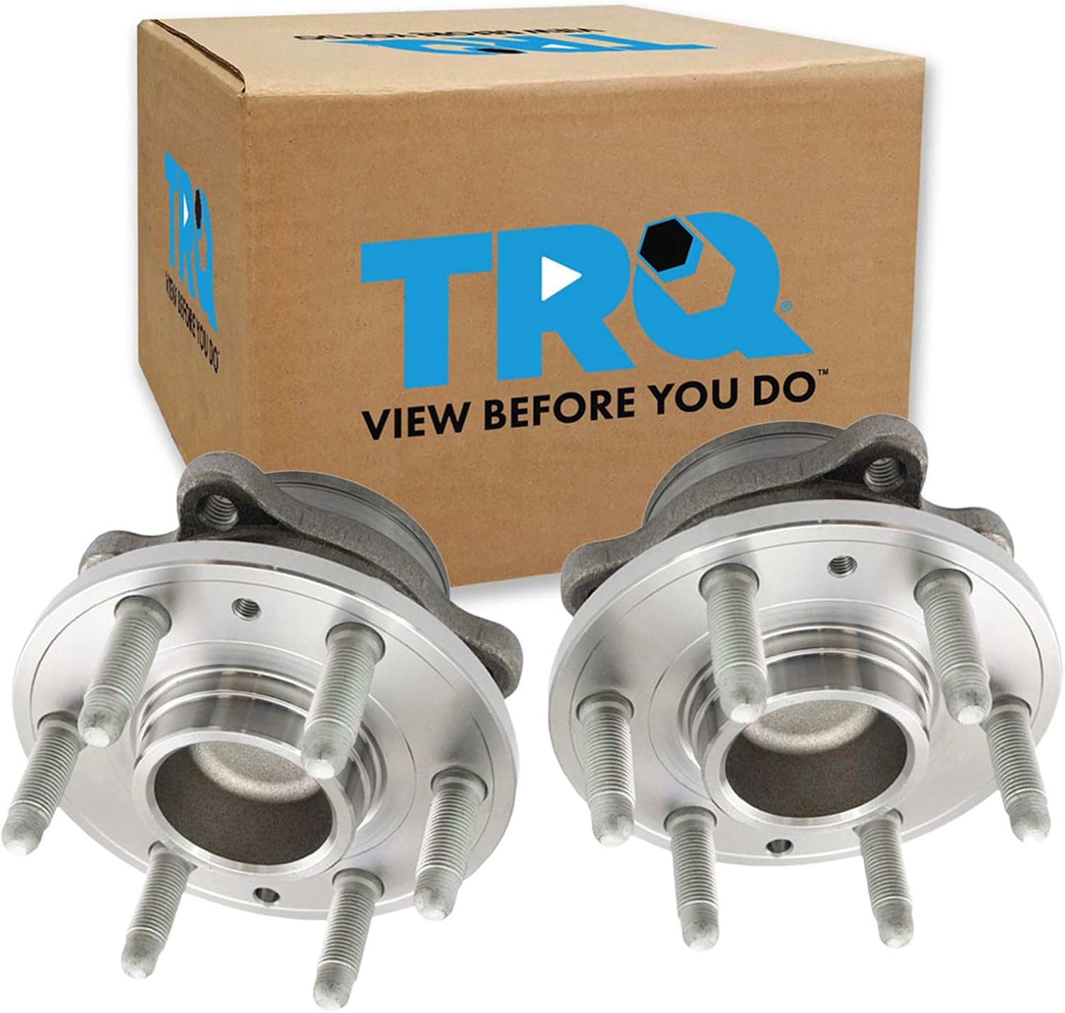 TRQ Front Wheel Bearing & Hub Assembly Set (2-Pack) for 2015-2022 Chevrolet Colorado RWD