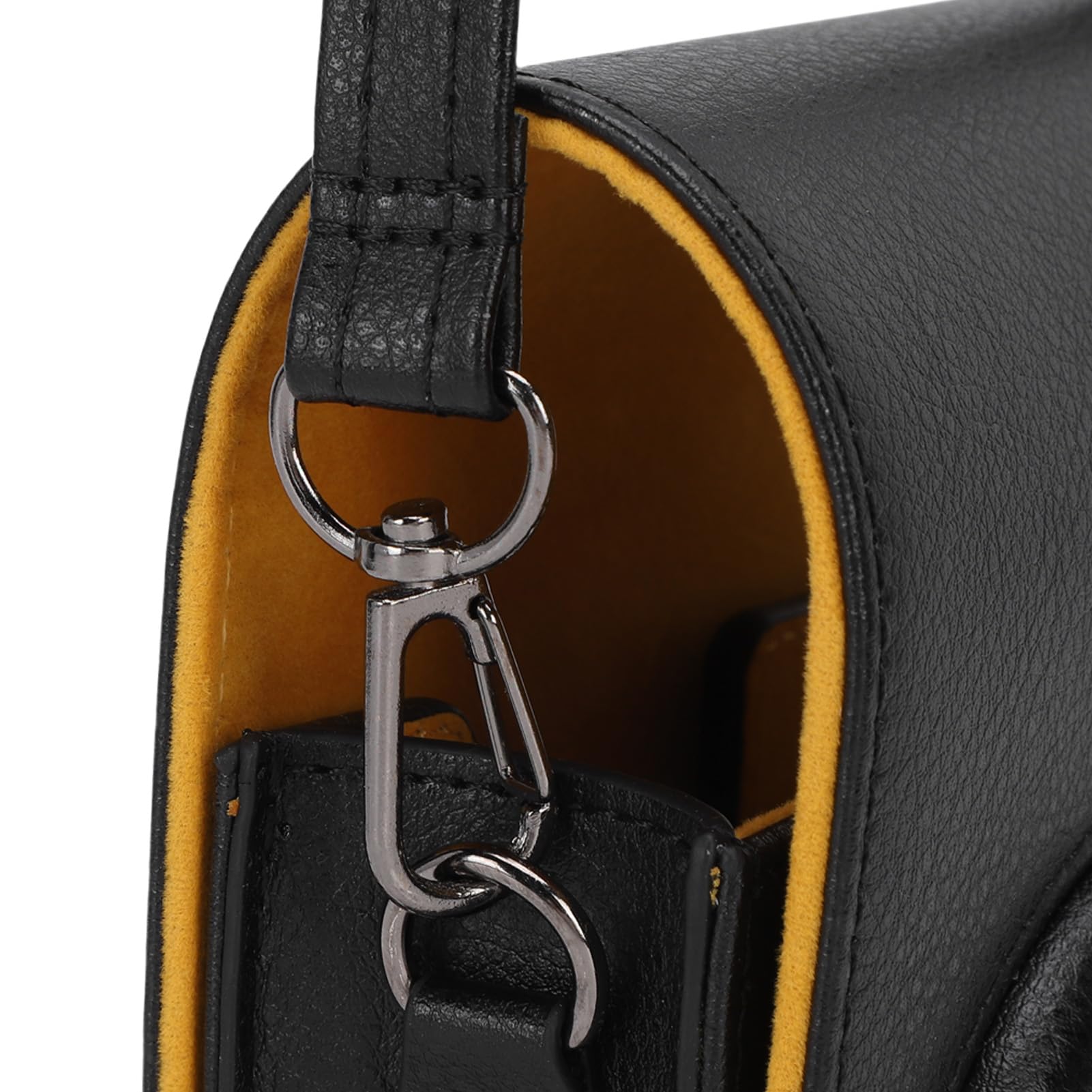 Custodia per Fotocamera Istantanea Borsa da Trasporto in Pelle PU con Tracolla Custodia Protettiva per C300R con Apertura Frontale e Accesso di Ricarica per i Viaggi (BLACK)