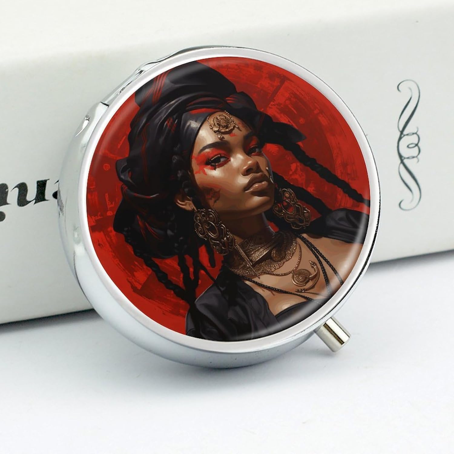 Anime Style Characters Pill Box Weekly Pill Organizer Pill Case image 4