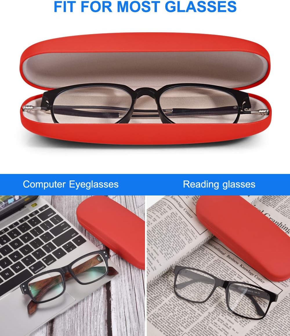 RayLove Unisex Hard Shell Eyeglasses Cases, Protective Case For Glasses image 3