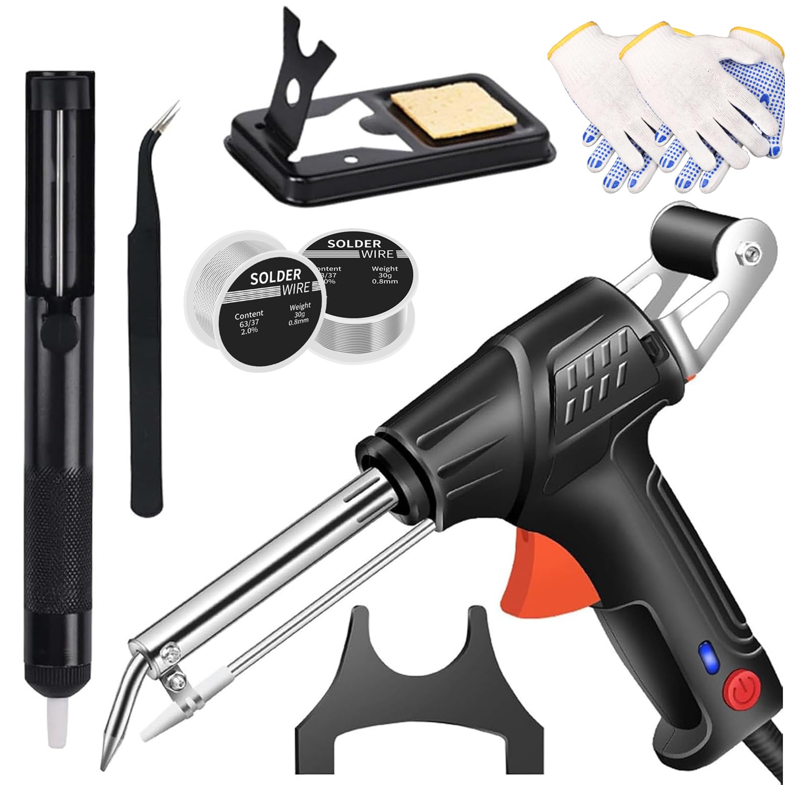 Internally Heated Industrial Laser Welding Tools,Multi-Function Industrial Laser Welding Machine,Portable Welder Handheld,for Automatic Welder Machine for Home DIY (Black)