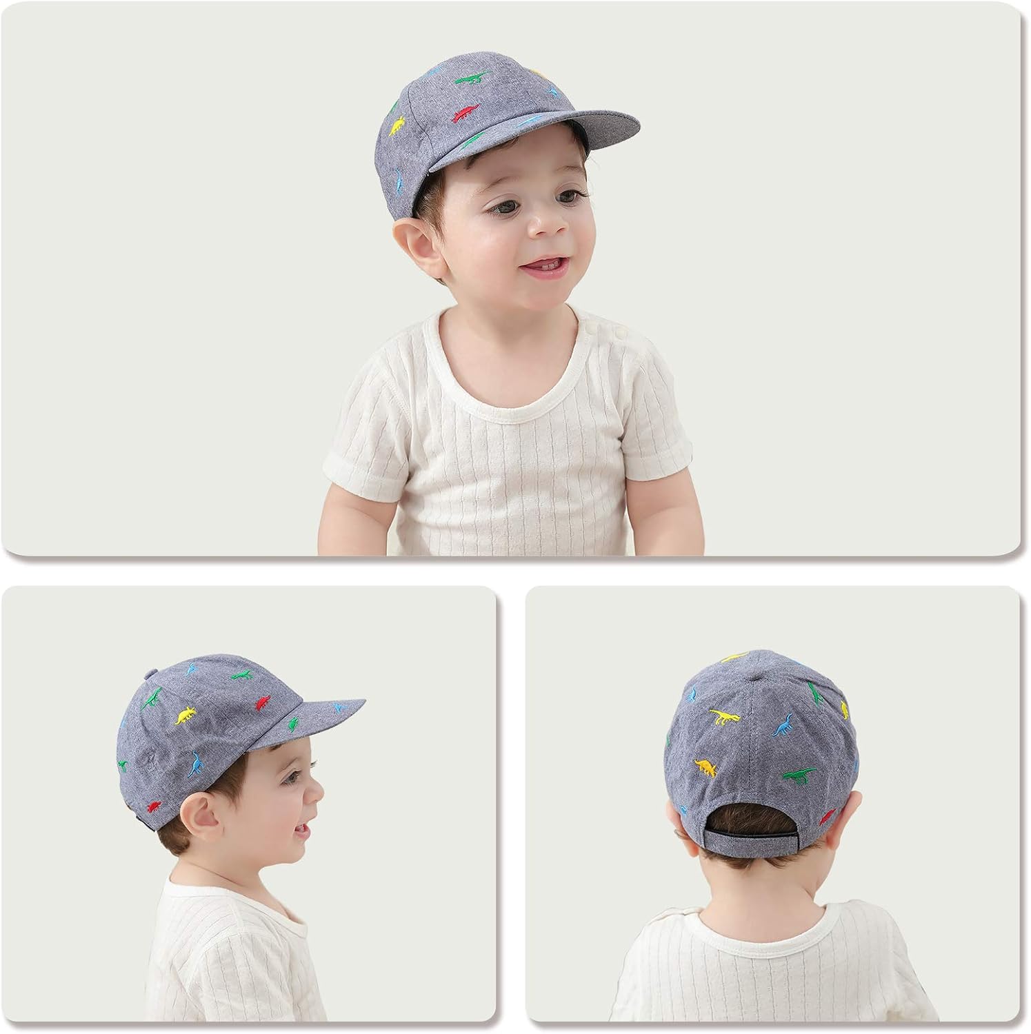 Sarfel Toddler Baseball Hat Baby Baseball Cap Toddler Trucker Hat Baby Ball Cap Infant Hats Kids Trucker Hats Kid Caps Cotton