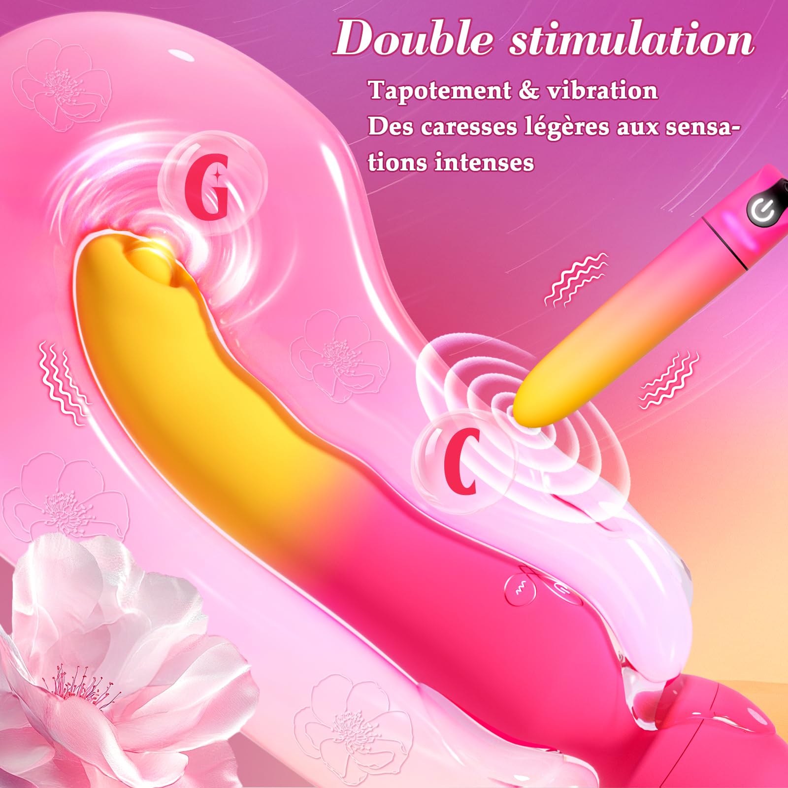 Vibromasseurs Feminin Sex Toys Gode Vibro-masseur Femme Sex - Sextoyse Femme Clitoridienne Vaginette, Sextoy Couple Homme Plaisir Sexes Toye Femmes, Sextoys Vibromasseur avec 7 Vibration & Pulsation
