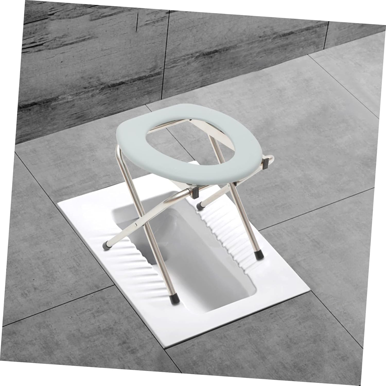 1pc Lightweight Mobile Toilet Stool Foldable Camping Toilets for Outdoor Rv Bathroom Stable and Easy to Use
