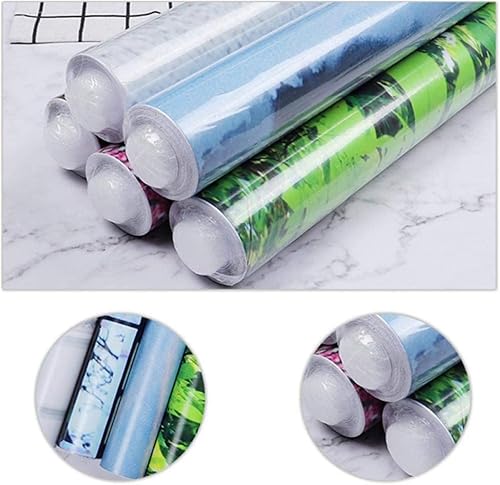 Miniatura 8 de Calcomanías 3D para puerta, murales de diente de león blanco, calcomanías autoadhesivas para puerta, de PVC, impermeables, para dormitorio, sala de