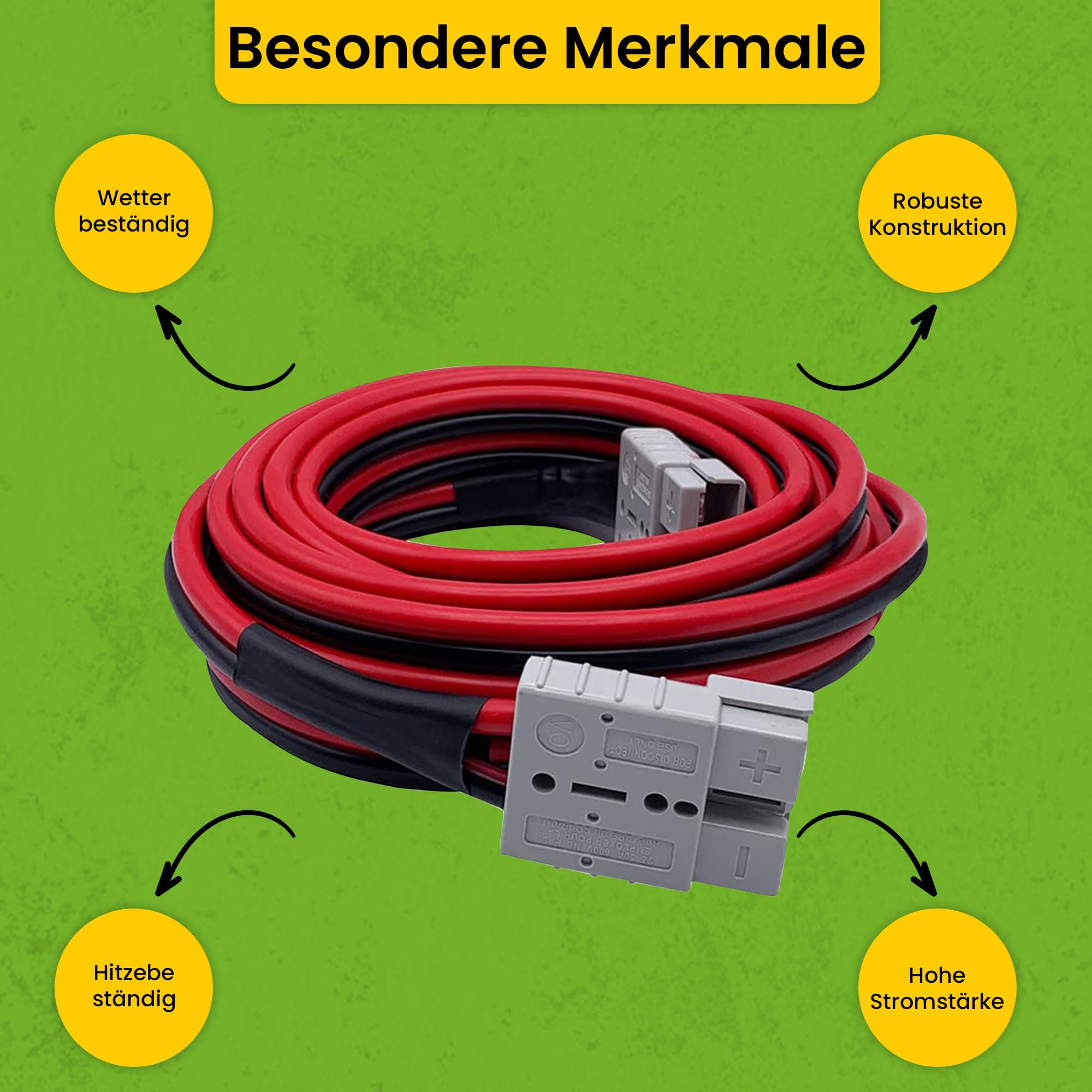 Anderson - Cavo di prolunga per moduli Offgridtec FSP e valigetta solare, 10 m, 6 mm²