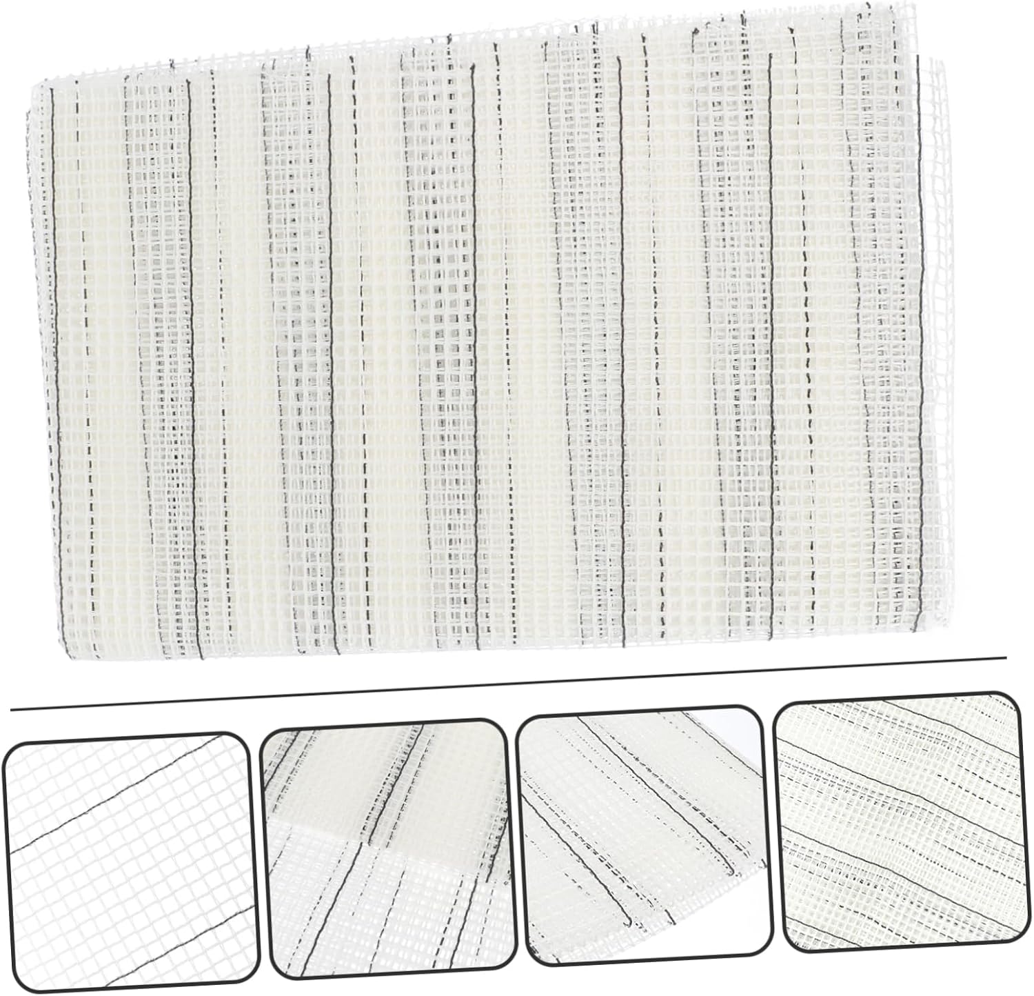 Blank Rug Hooking Mesh Sheet for DIY Latch Hook Crafts, Cuttable Cloth
