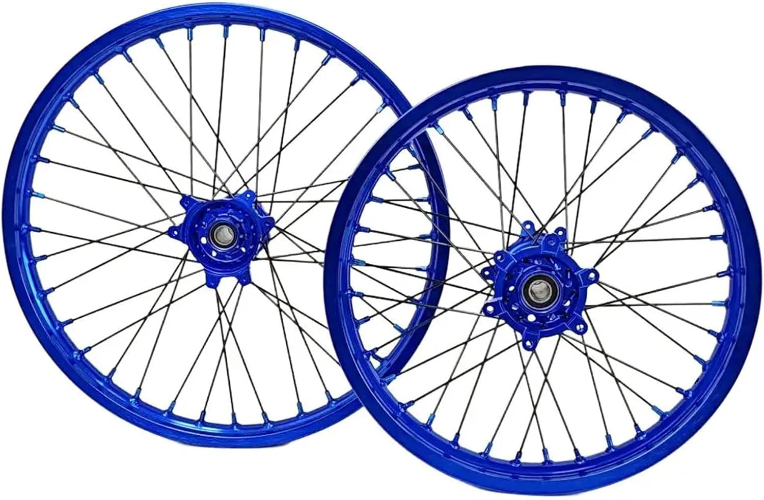 For Aluminum Alloy Motorcycle Parts 21 18 Inch Blue Wheel Set For Sur Ron Ultra Bee Wheels