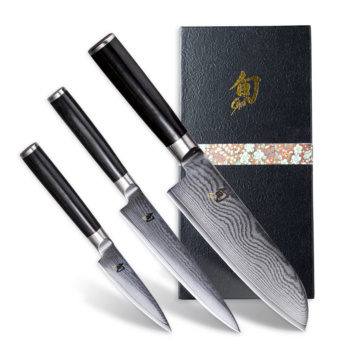 Shun Classic 3-Piece Santoku Set 