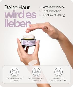 Meina Bakuchiol Cica Cream with Peptides Anti-Ageing Face Cream with Oligo Hyaluronic Acid Centella Asiatica Wrinkle Cream Firming Moisturiser Skincare for Wrinkles Gentle Retinol Alternative 50 ml