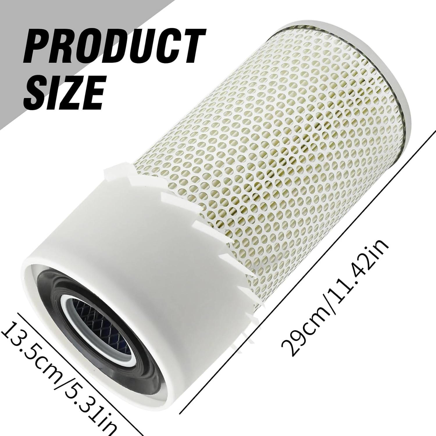 Anxingo 1043327M91 Inner and Outer Air Filter Set, Replacement for Massey Ferguson Tractor 20C 230 235 245, Replaces 3438717M1 1024947M91 1043326M91 1088215M91 3438718M1 70243163