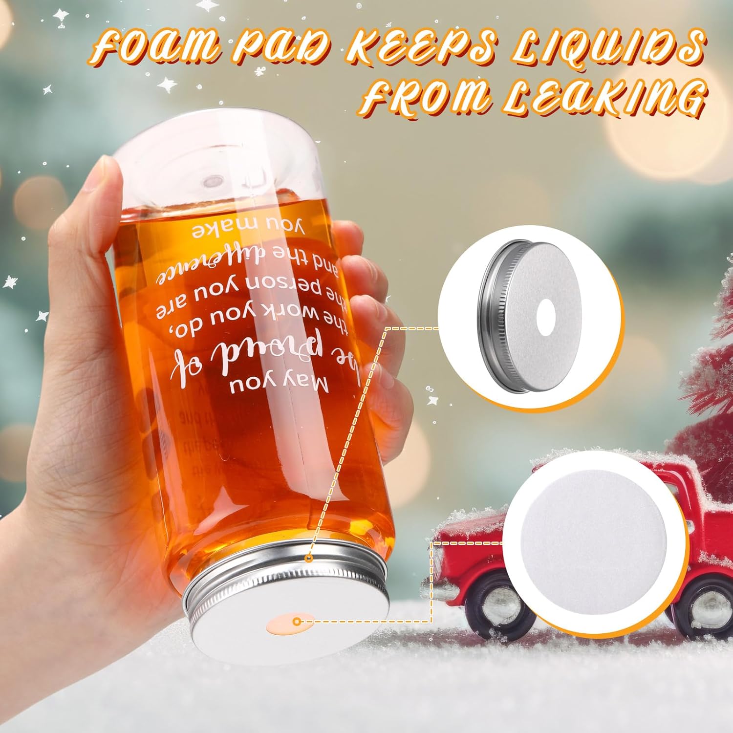 Pickmesh 24 Pcs Appreciation Gifts Bulk Thank You Plastic Cups for Staff 13.5 oz May You Proud of Tumblers with Lid Straw Gifts for Staff Coworker Teacher Nurse Office Supplies - Image 4