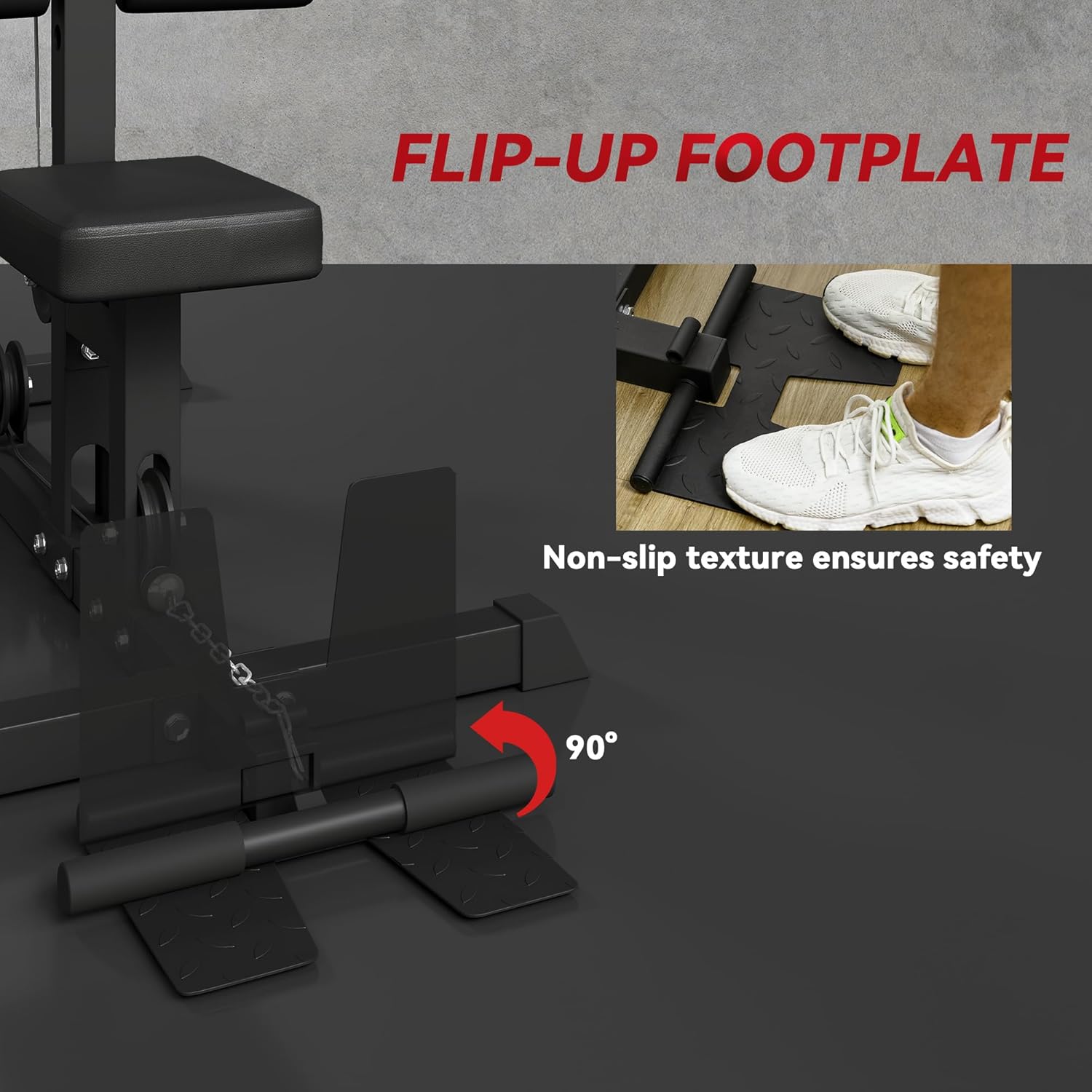 Soozier Lat Machine With High &Amp; Low Pulley Stations, Cable R...