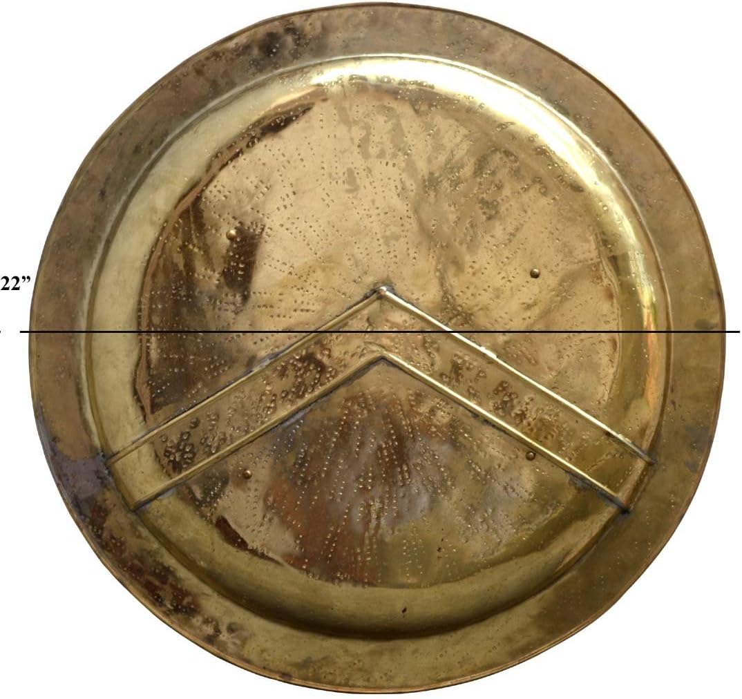 16 Gauge Medieval 300 Spartan Shield with Antique Finish ABS