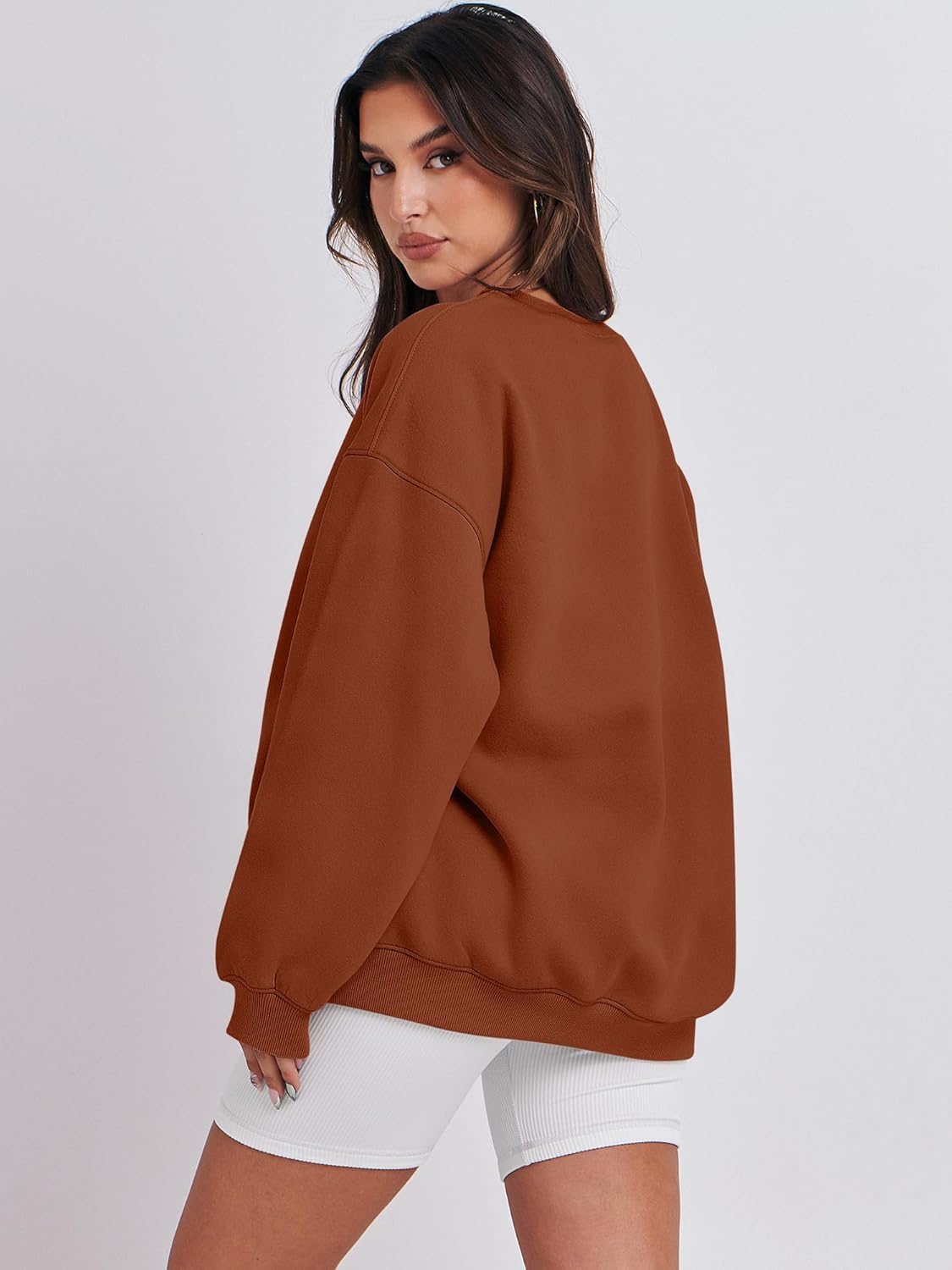 ANRABESS Oversized Sweatshirt for Women Crewneck Y2K Hoodies Fleece Casual Comfy Pullover Top Fall Outfits Clothes 2025