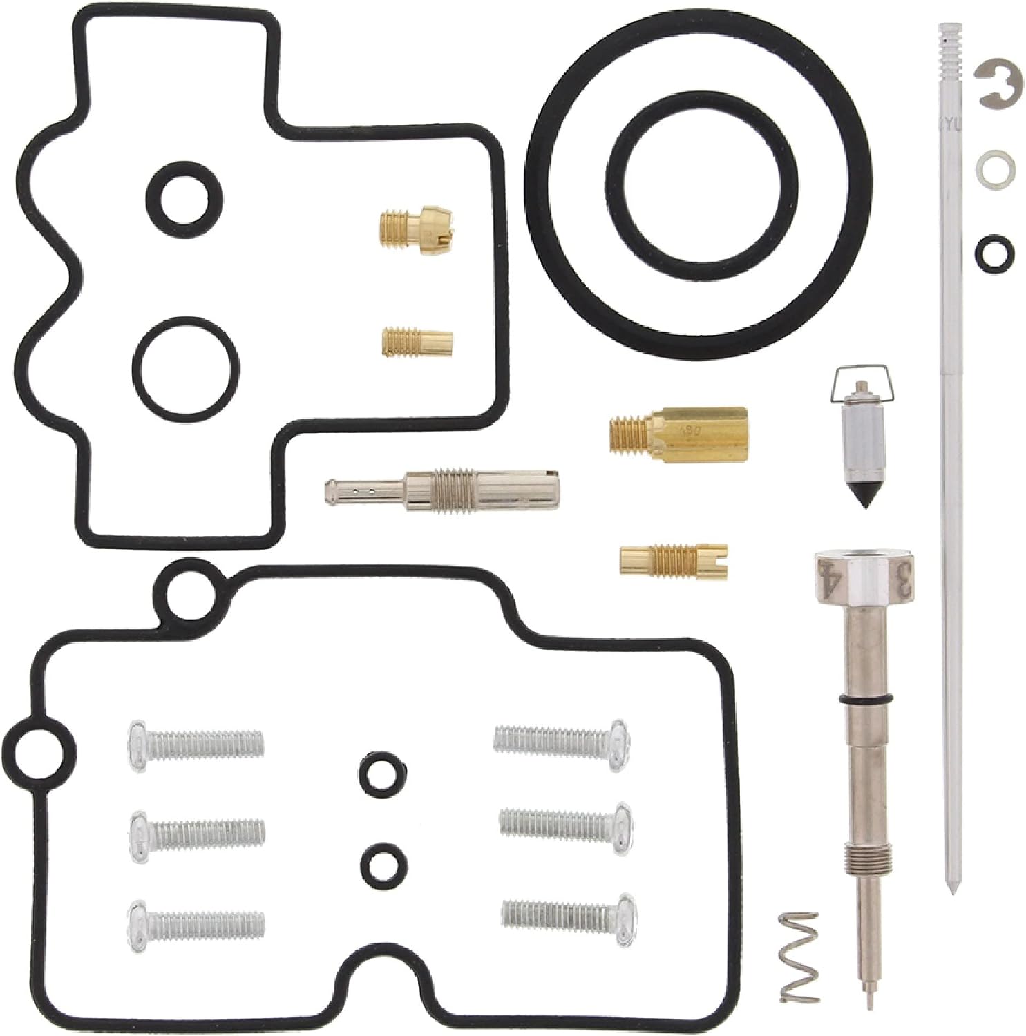 All Balls Racing 26-1456 Carburetor Rebuild Kit Compatible with/Replacement For Kawasaki KX 250 F 2006