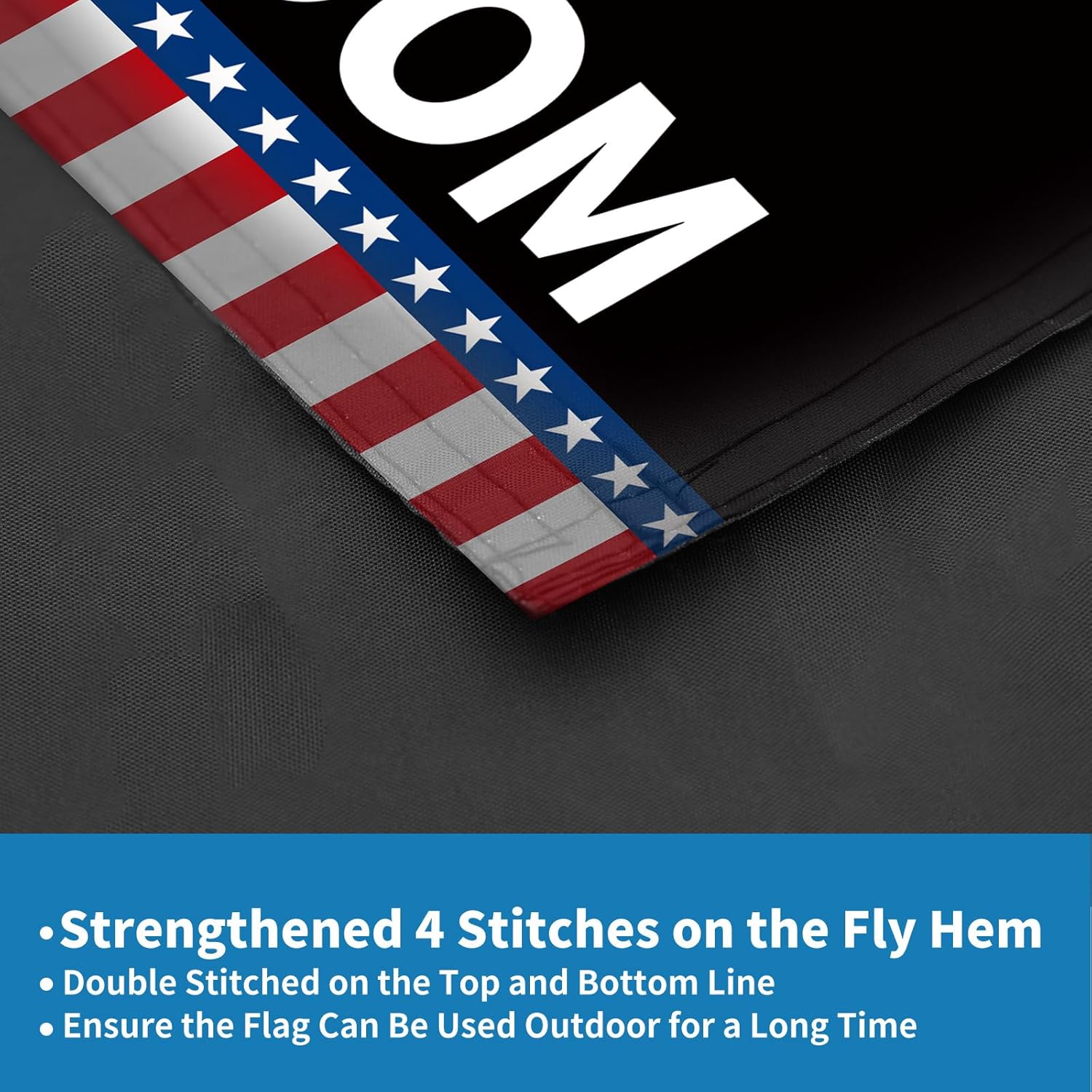 Probsin 250 Anniversary Flag 3x5 Ft Double Sided 3 Ply American Flag Eagle 1776-2026 250 Years of Freedom Patriotic Signs Party Supplies Hanging Decor for Room Welcome Backdrop with Brass Grommets - Image 4