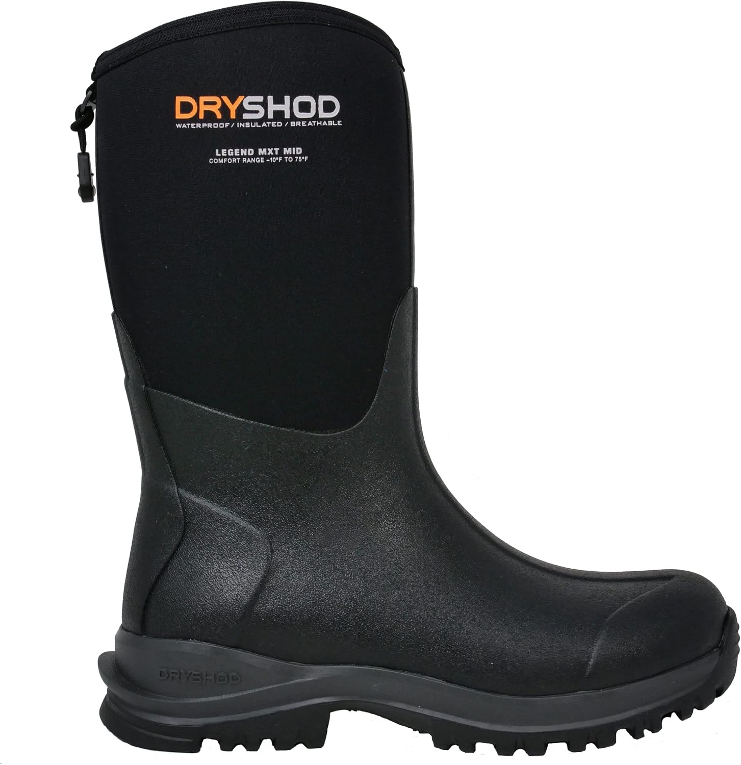 Dryshod Womens Legend MXT Adventure Rubber Boots |Mid-Height | |Pull-On |Waterproof