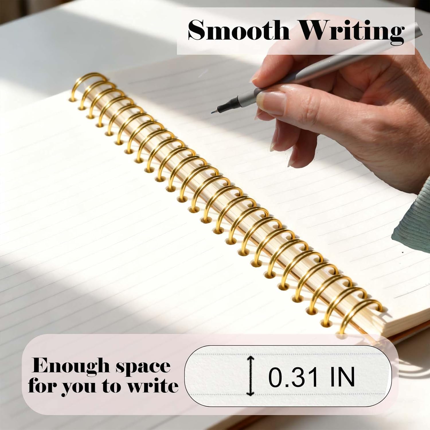 Bible Prayer Journal for Women, Floral Jesus Christian Gifts for Teen Girls, Aesthetic Hardcover Spiral Notebook for Bible Note Taking Supplies - 5.5x8.3 - A15 - Image 3