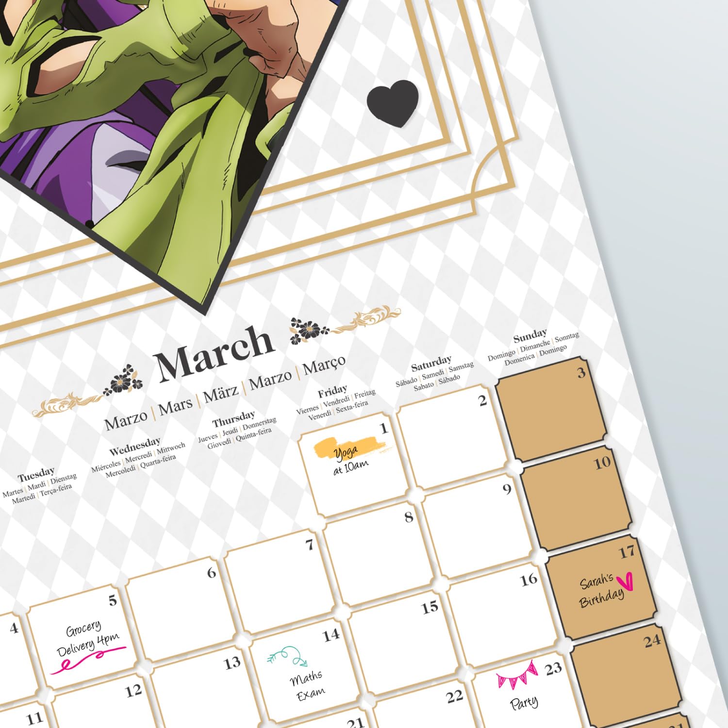 その他 JOJO DAILY CALENDAR Amazon.co.jp: JoJo's Bizarre Adventure Day Calendar : Hobbies