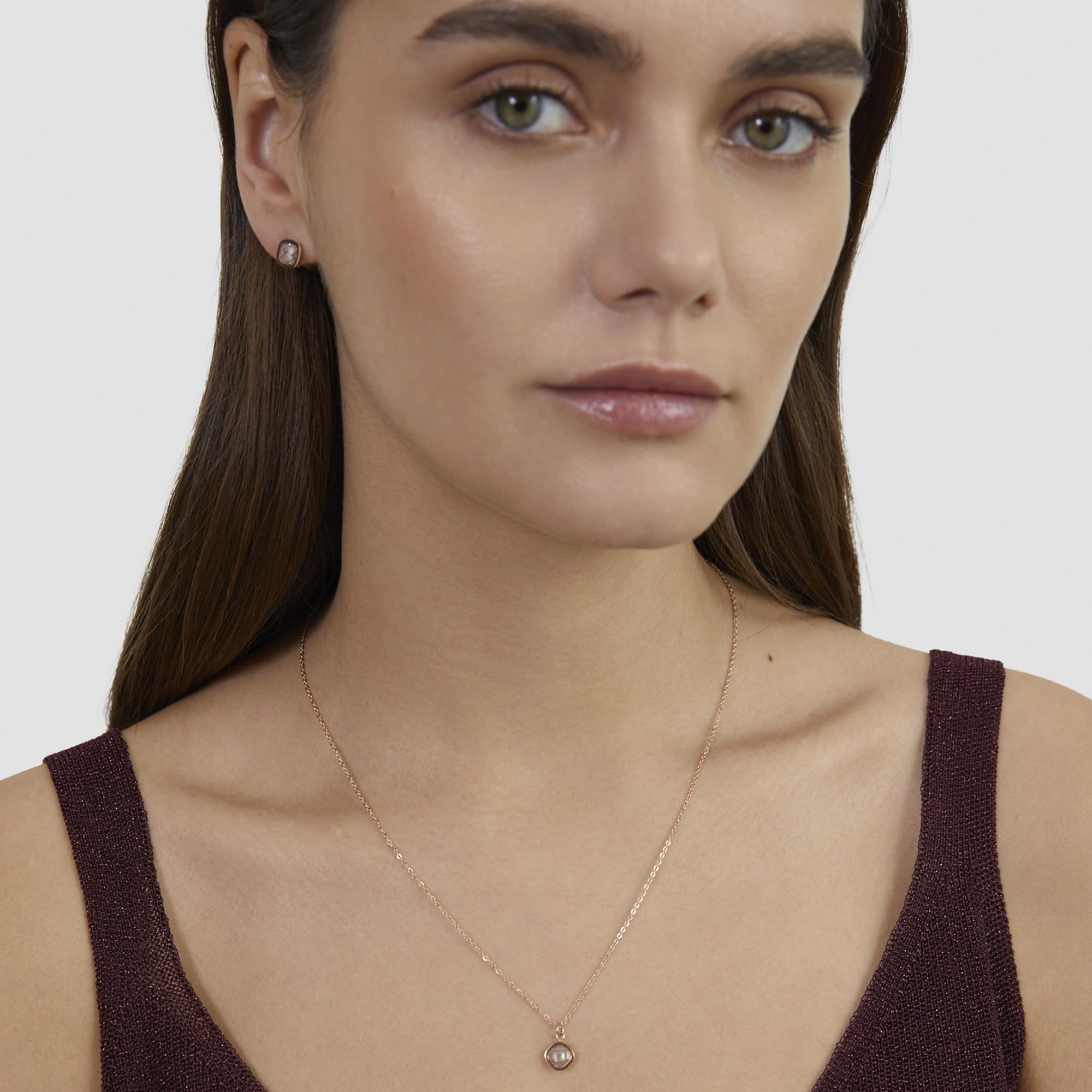 Tamaris Schmuck für Damen - Halskette aus Edelstahl mit bunten Zirkoniasteinen, sommerlicher Look zum kombinieren, wasserfest