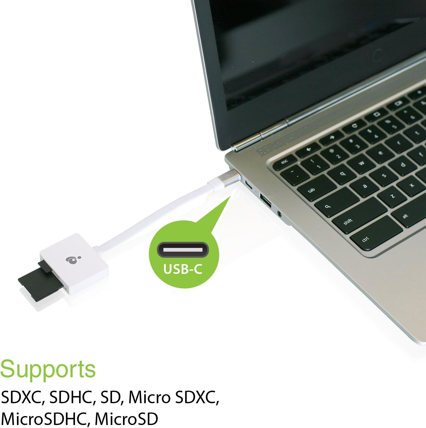 Get Popular Offer IOGEAR Compact USB-C 2-in-1 SD & MicroSD Card Reader-Writer, GFR3C11