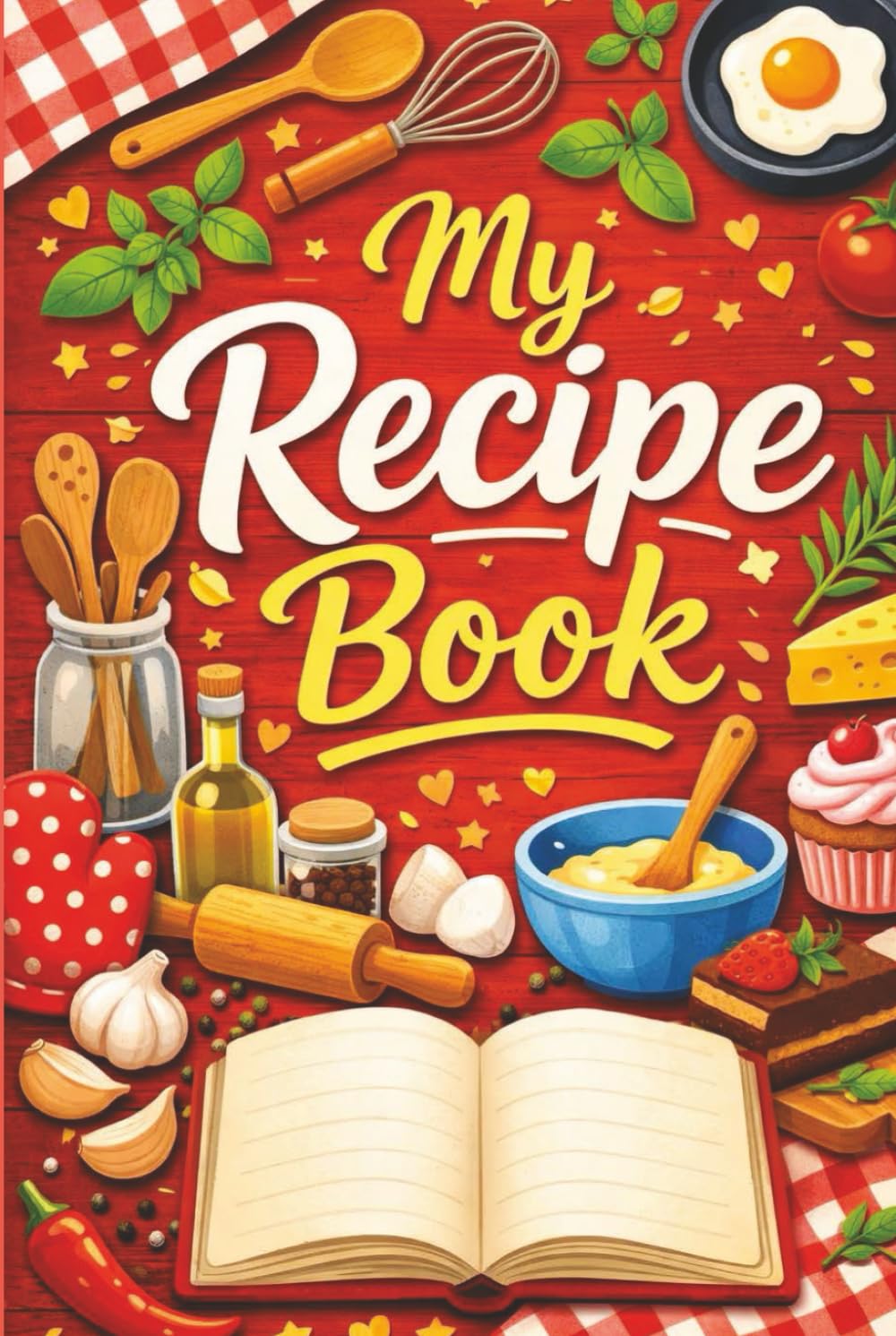 Livre de recettes vierge 175 pages pour ne plus perdre vos fiches de cuisine