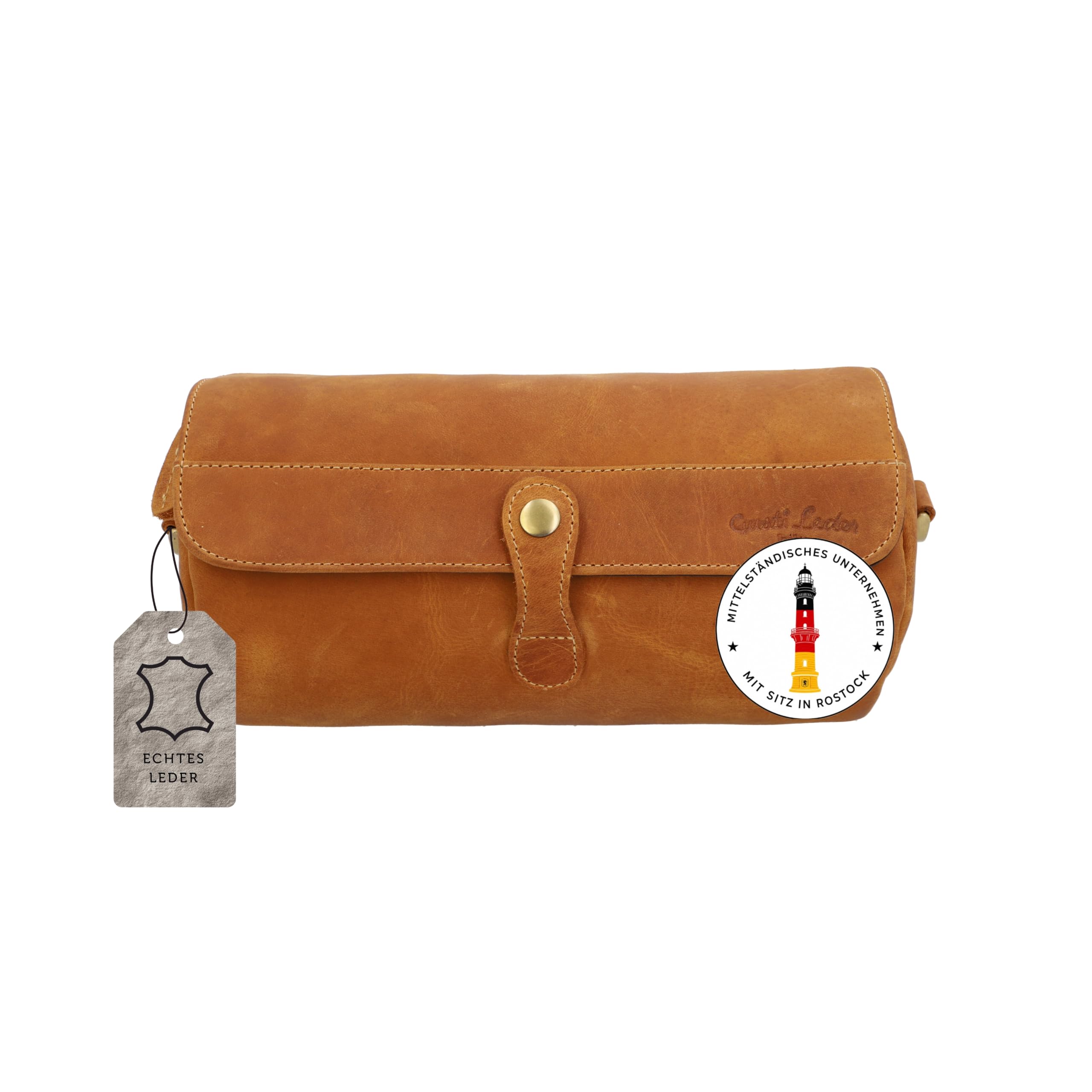 Gusti borsa da manubrio in pelle - Borsa a tracolla Roberto borsa in pelle vintage marrone