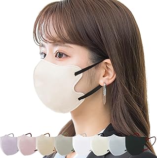 [ＬｉｌｙＮａ] マスク 大容量10枚入り×6パック【カケンテストで検査済】3層薄手 涼しいマスク 夏用 息しやすい 立体 マスク 血色マスク 立体マスク 3Dマスク 小顔マスク バイカラーマスク 丸顔 面長 不織布 乾燥対策 立体バイカラー 大人 小顔マスク 通勤マスク 血色カラー 柔らかい 通気性 耳が痛くない 花粉・ウィルス・ホコリカット